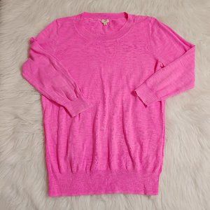 J. Crew Hot Pink Sweater